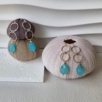 Azelle Chalcedony Earrings