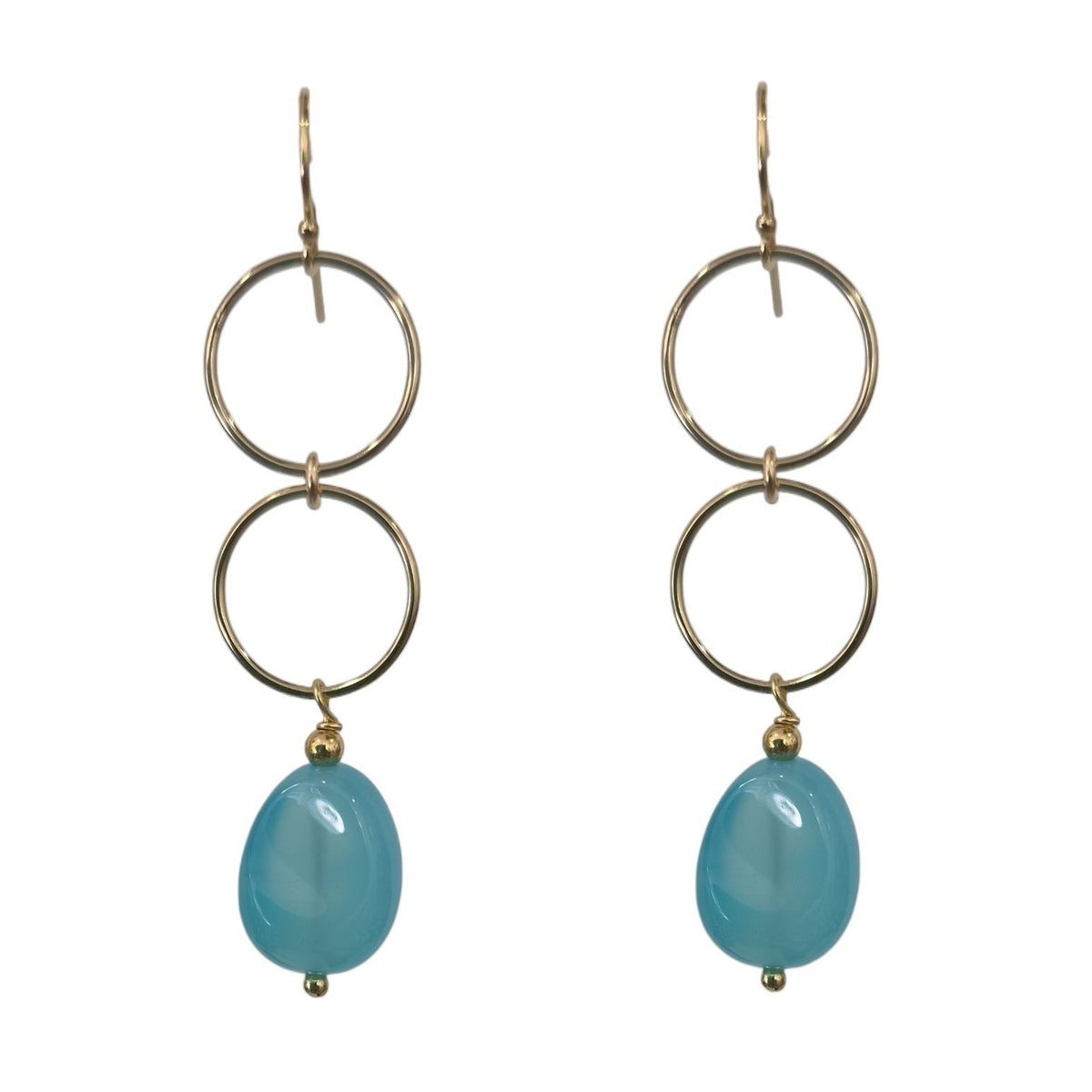Azelle Chalcedony Earrings