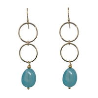 Azelle Chalcedony Earrings