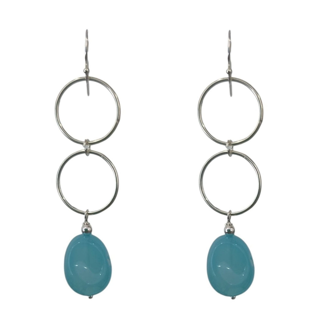 Azelle Chalcedony Earrings