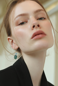 Azzurra Green Aventurine and Amazinite Earrings