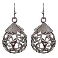 Baroque Short Wire Ball Earrings