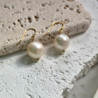 Belinda Freshwater Pearl 14k Gold or Sterling Silver Earrings