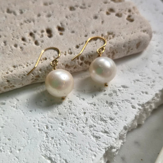 Belinda Freshwater Pearl 14k Gold or Sterling Silver Earrings