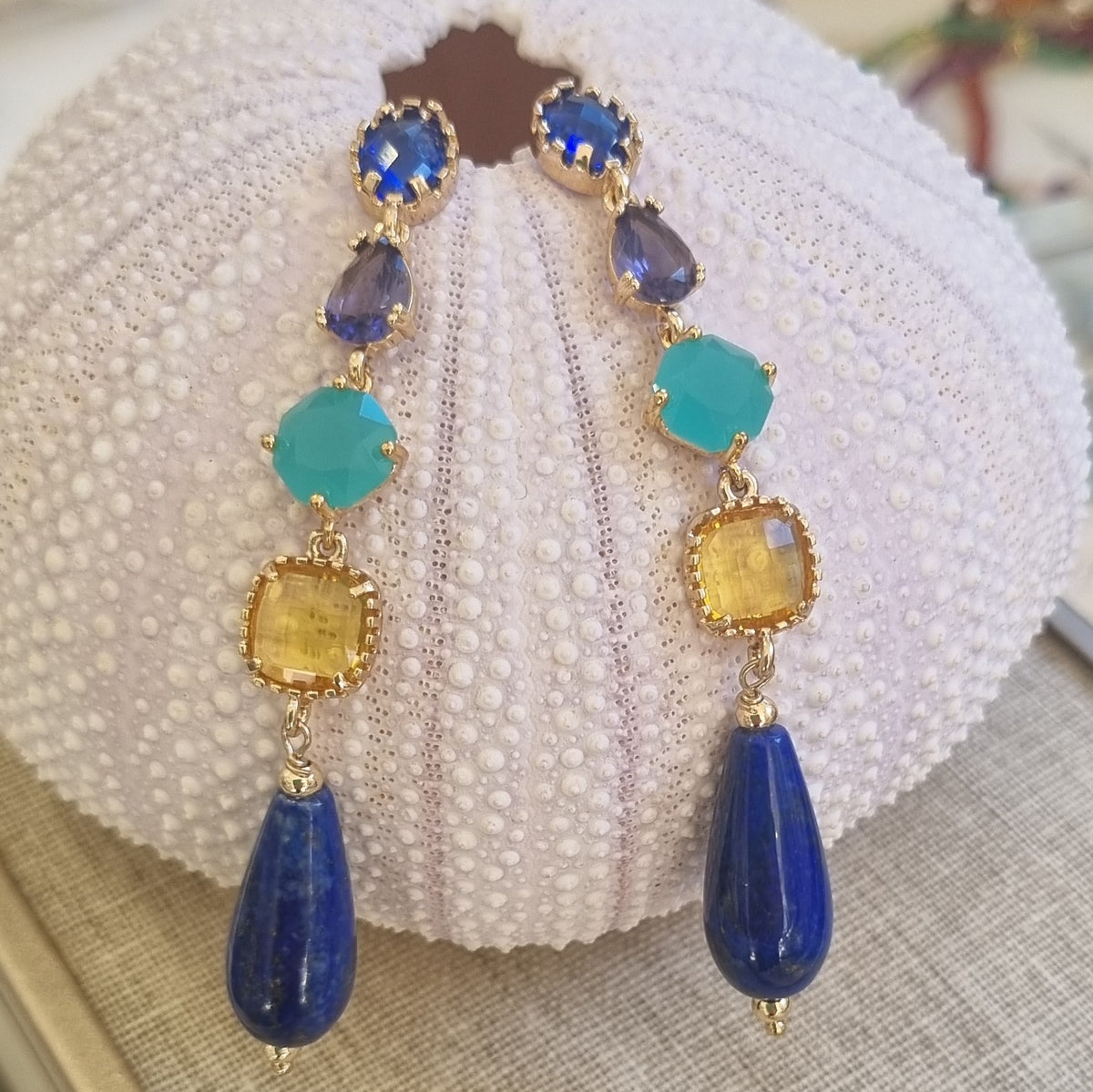Bellissima Lapis Lazuli Earrings