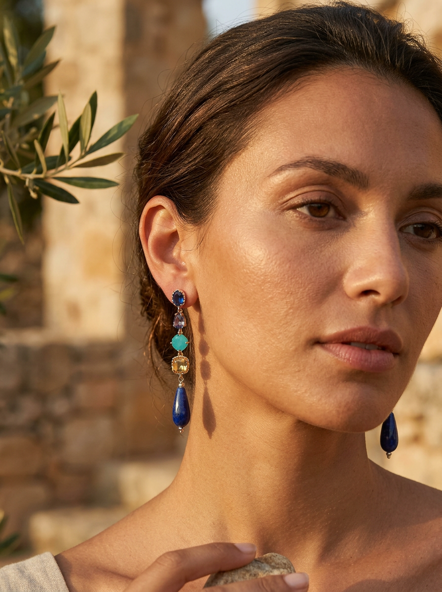 Bellissima Lapis Lazuli Earrings