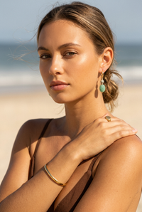 Caliora Turquoise and Amazonite Earrings