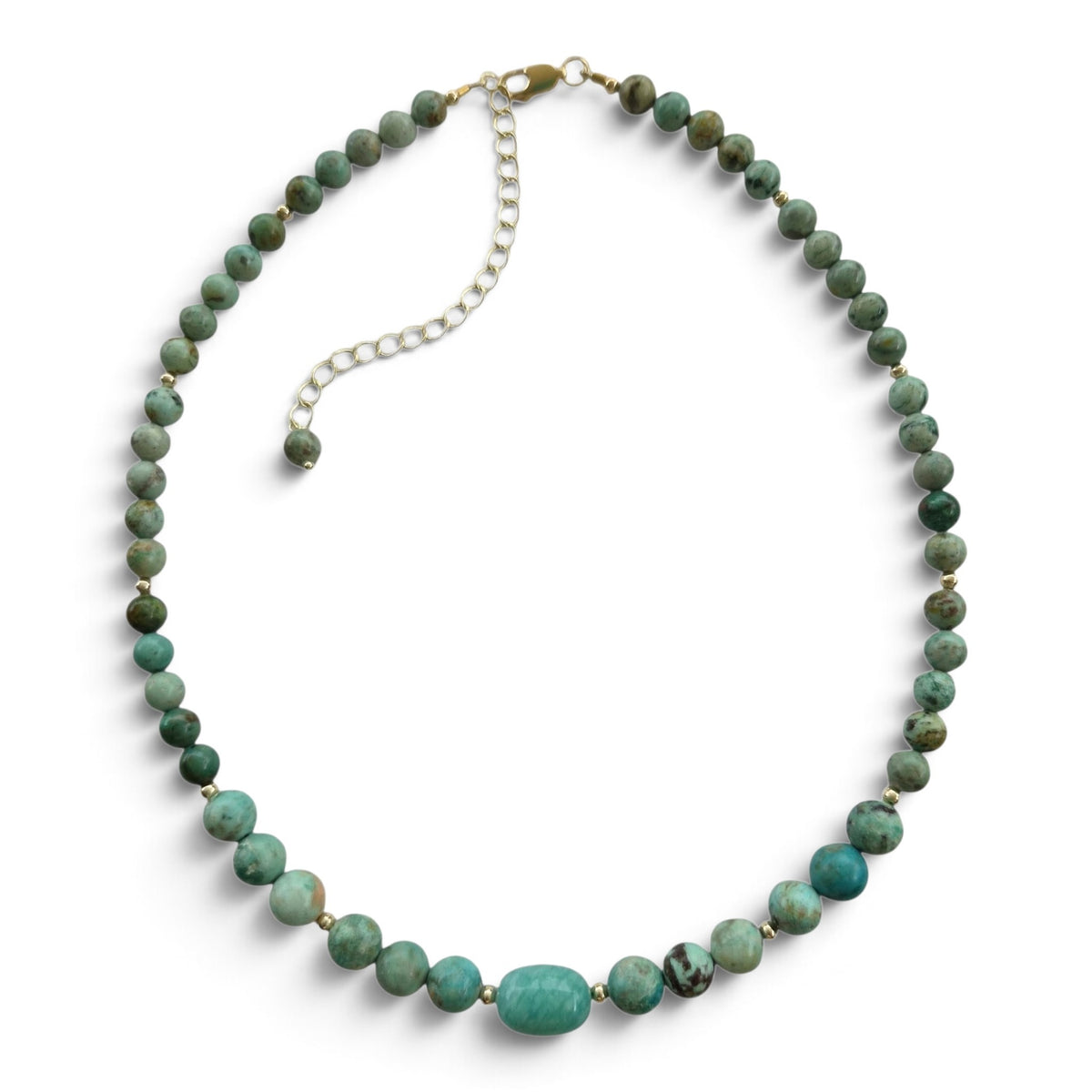 Caliora Turquoise and Amazonite Necklace