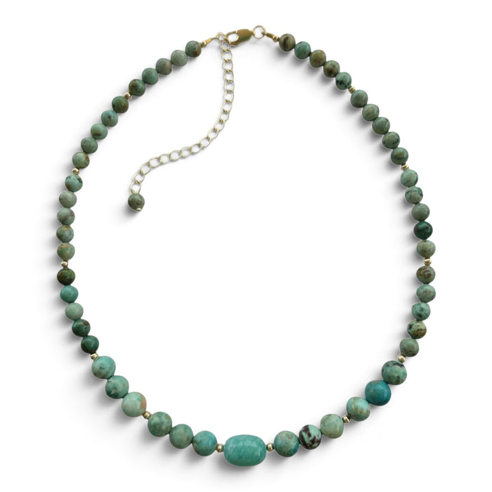 Caliora Turquoise and Amazonite Necklace