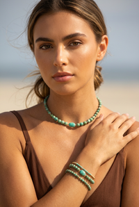 Caliora Turquoise and Amazonite Necklace
