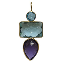 Candyland Charms Amethyst Blue Topaz Crystal