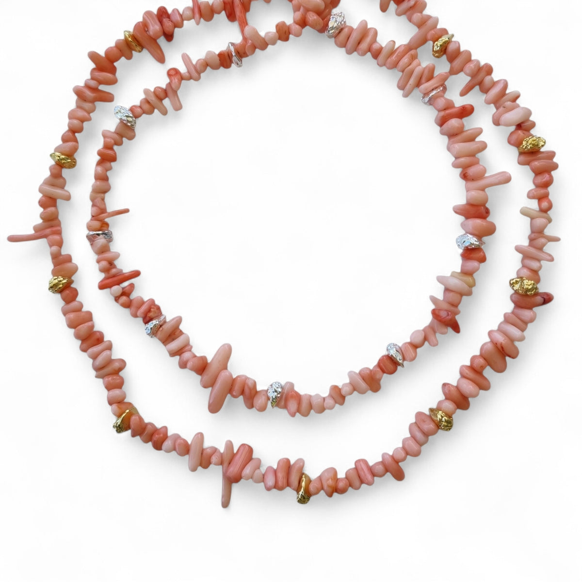 Coastline Coral Necklace-Apricot