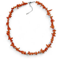 Coastline Coral Necklace-Orange