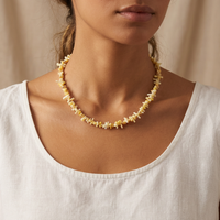 Coastline Coral Necklace-Yellow