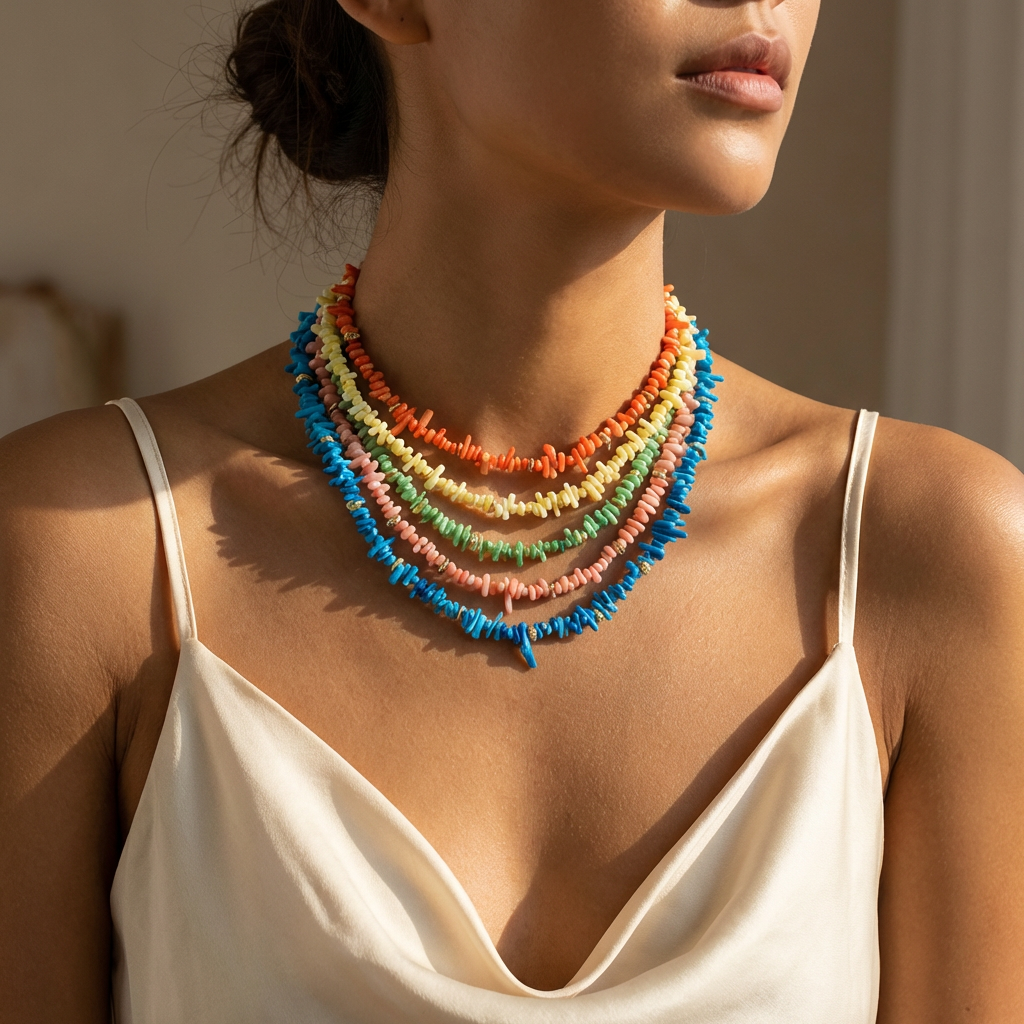 Coastline Coral Necklace
