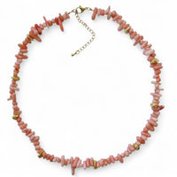 Coastline Coral Necklace Apricot Gold