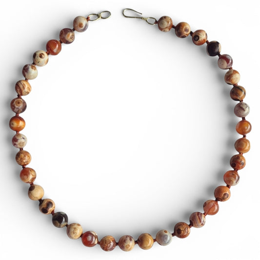 Dream Fire Agate Necklace