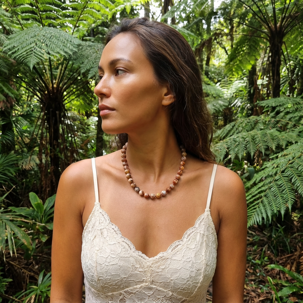 Dream Fire Agate Necklace