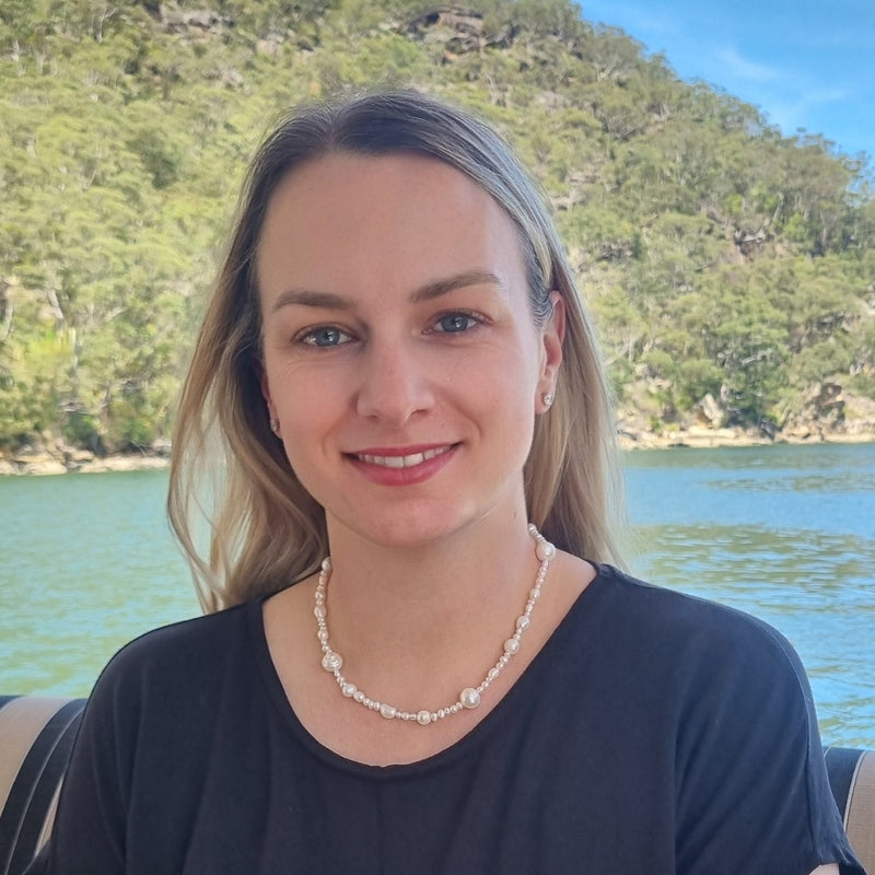 Golden Dune Granule Pearl Necklace