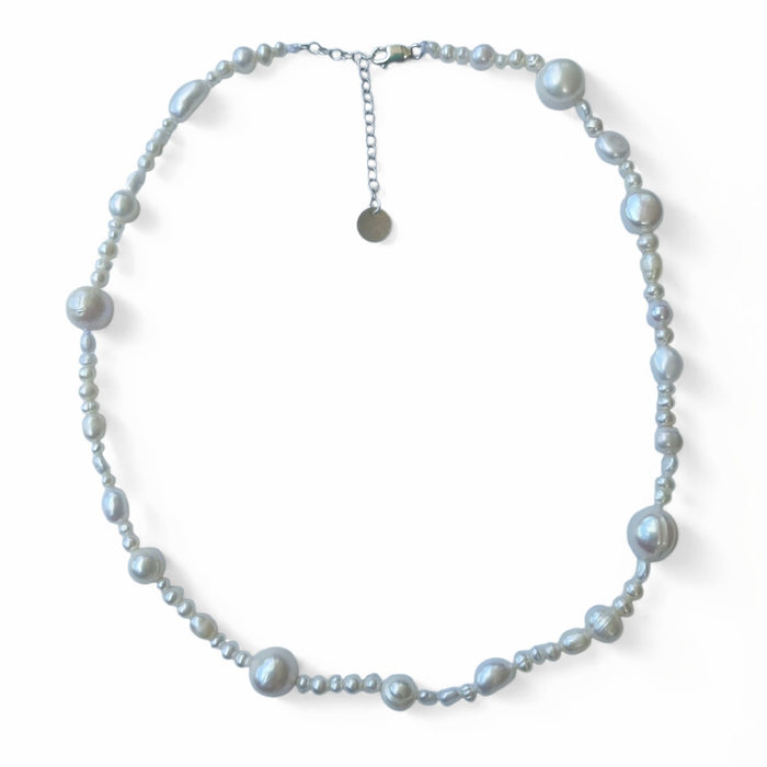 Golden Dune Granule Pearl Necklace