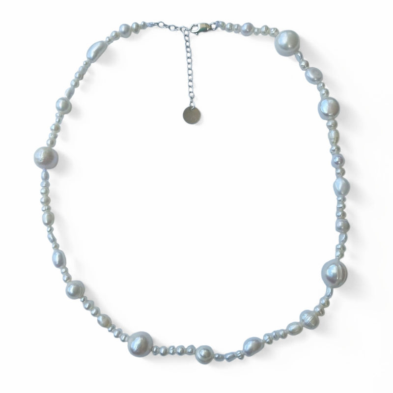 Golden Dune Granule Pearl Necklace