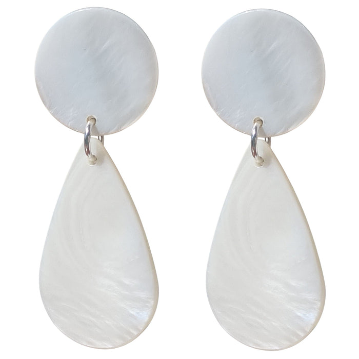 Halo Mother of Pearl Earrings
