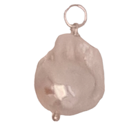 Iris Freshwater Keshi Pearl Sterling Silver stud earrings with add on drops