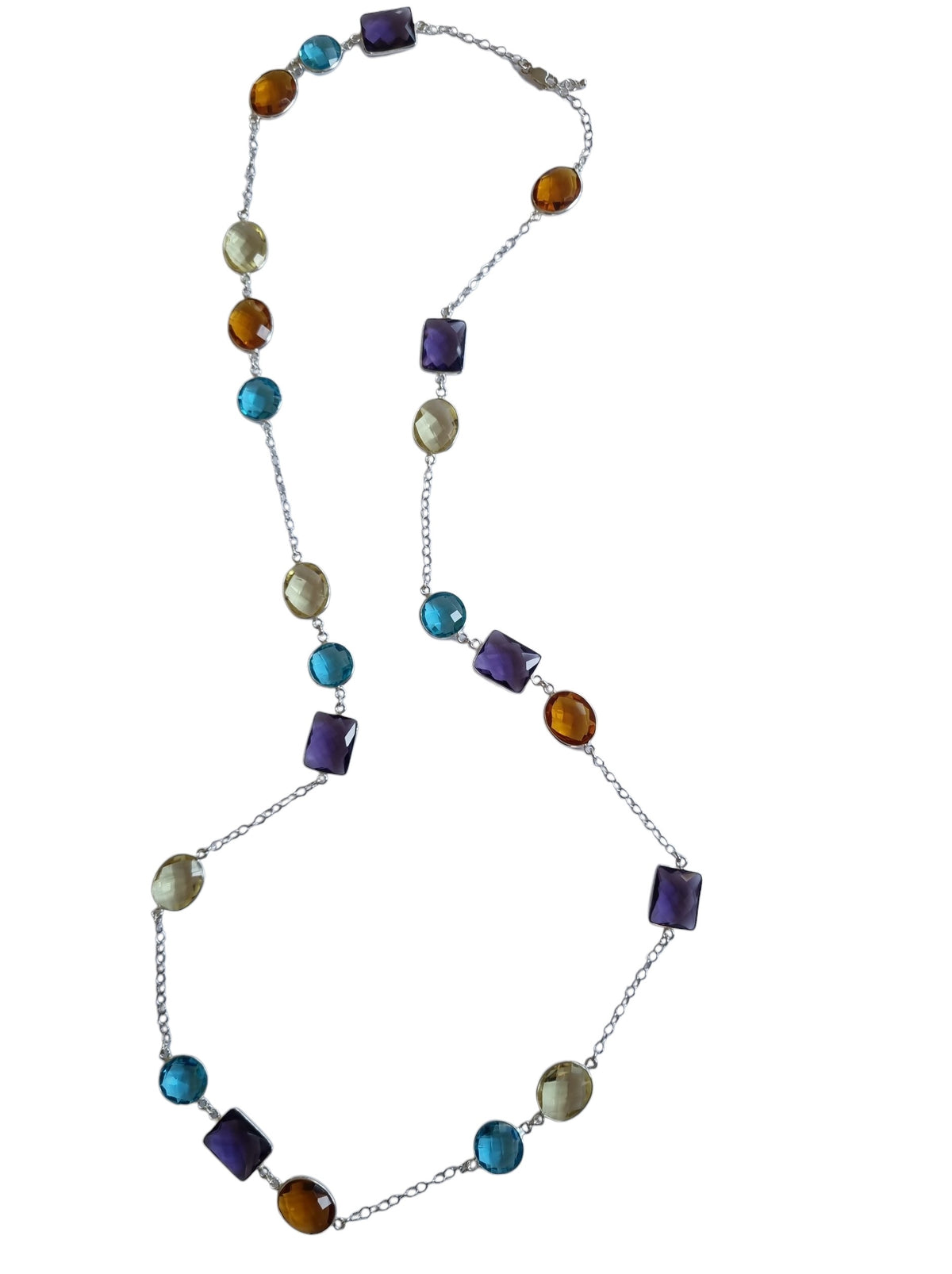 Kirsten Gemstone Chain Necklace