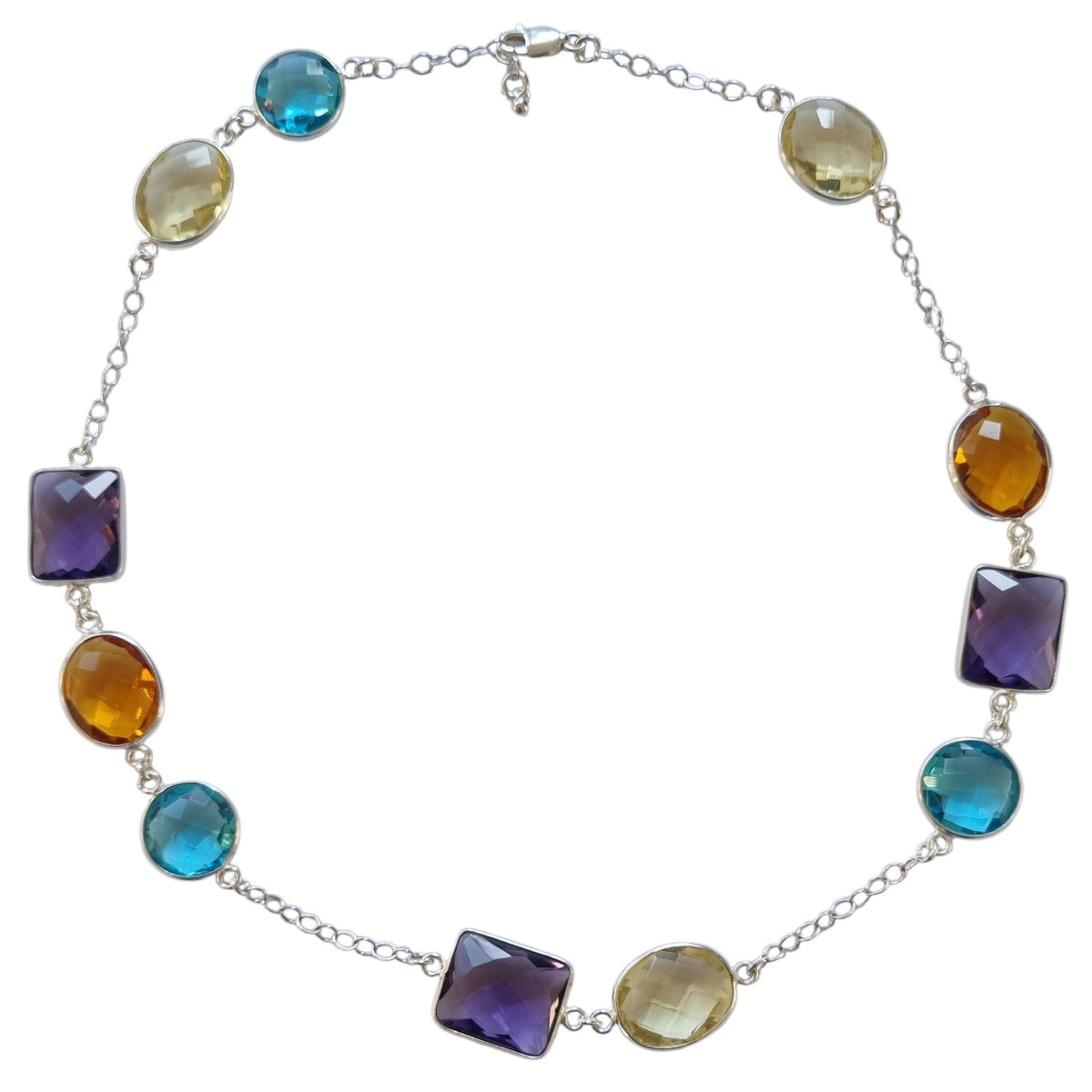 Kirsten Gemstone Chain Necklace