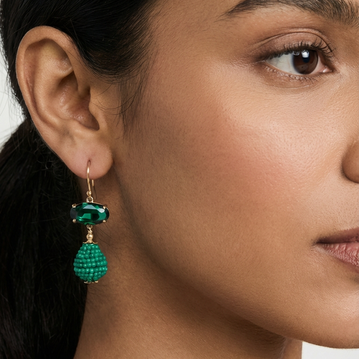 Kyle Green Onyx Earrings