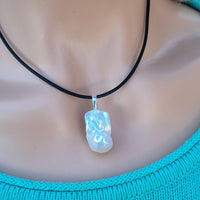 La Perla Large Baroque Pearl Sterling Silver Pendant and Leather Necklace