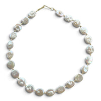 Liana Oval Freshwater Pearl Necklace