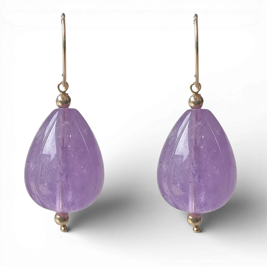 Liliana Lavender Amethyst Gold filled Earrings