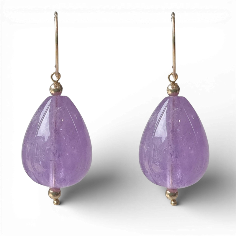 Liliana Lavender Amethyst Gold filled Earrings