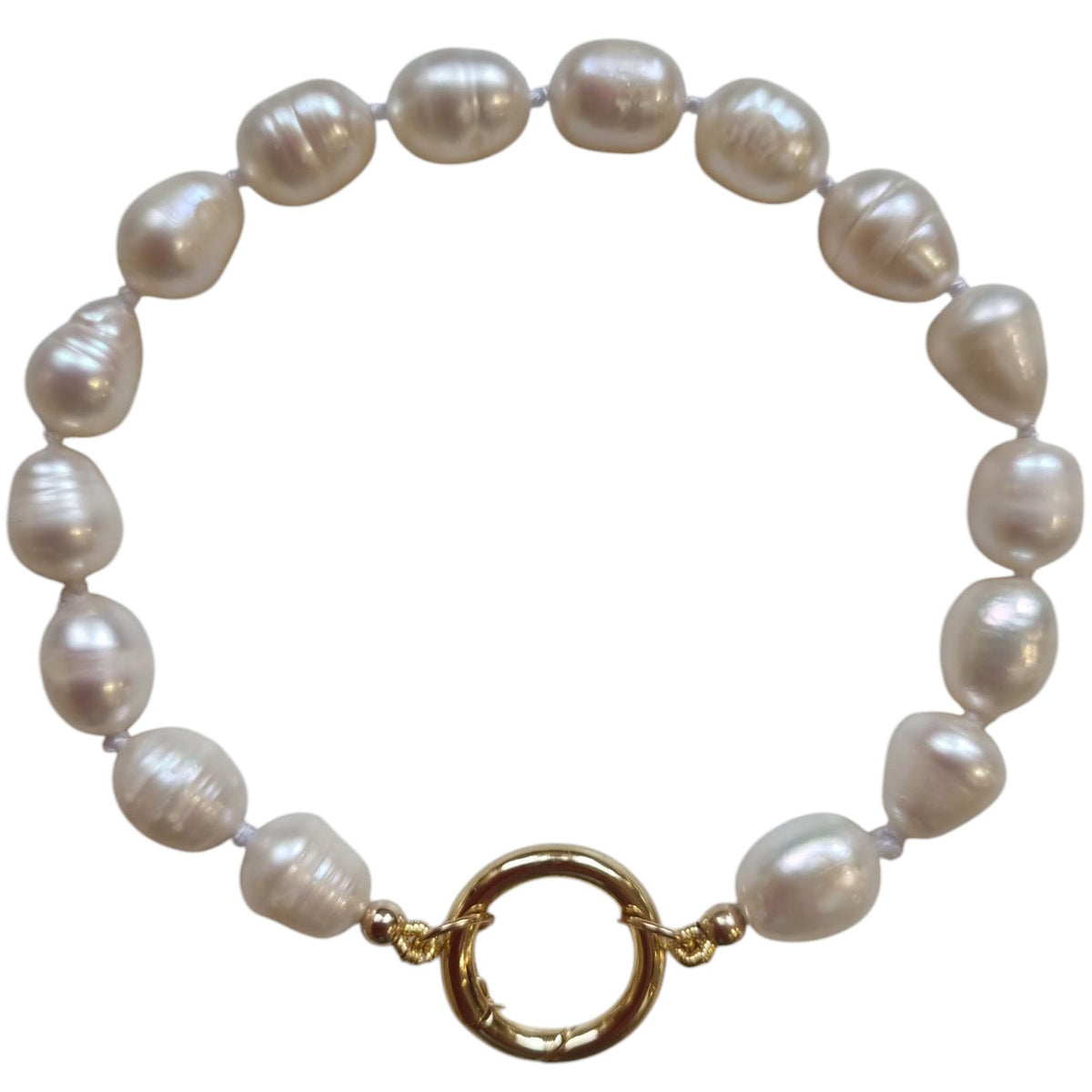 Lush Freshwater Pearl Charm Bracelet