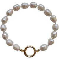 Lush Freshwater Pearl Charm Bracelet