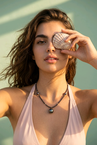 Lustrous Grey Freshwater Pearl Pendant Necklace