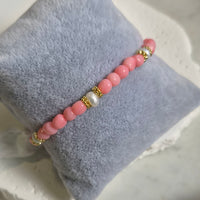 Mac Apricot Coral and Keshi Pearls Bracelet