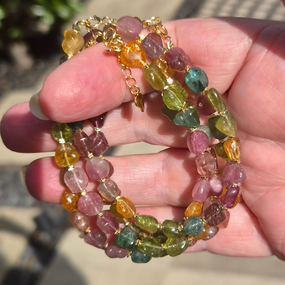 Mac Rainbow Tourmaline Bracelet