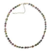 Mac Rainbow Tourmaline and Pearl Necklace