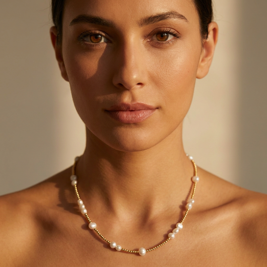 Magnolia Freshwater Pearl Necklace
