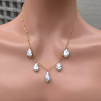 Maui Keshi Freshwater Pearl Pendant Necklace