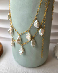Maui Keshi Freshwater Pearl Pendant Necklace