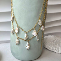 Maui Keshi Freshwater Pearl Pendant Necklace