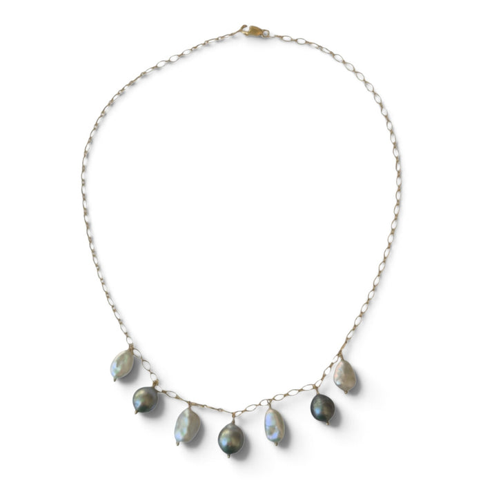 Maui Keshi Freshwater and Tahitian Pearl Necklace