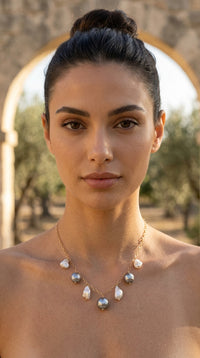 Maui Keshi Freshwater and Tahitian Pearl Necklace