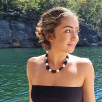 Classic Black and white necklace
