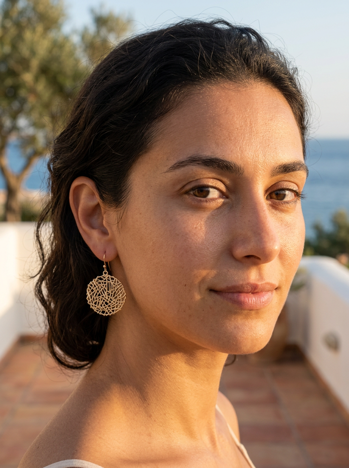 Olivia Circle Earrings