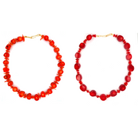 Paige Coral Necklace Red or Orange