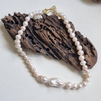 Pearlicious Baroque Butterfly Pearl Necklace